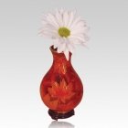 Fall Leaf Cloisonne Vase